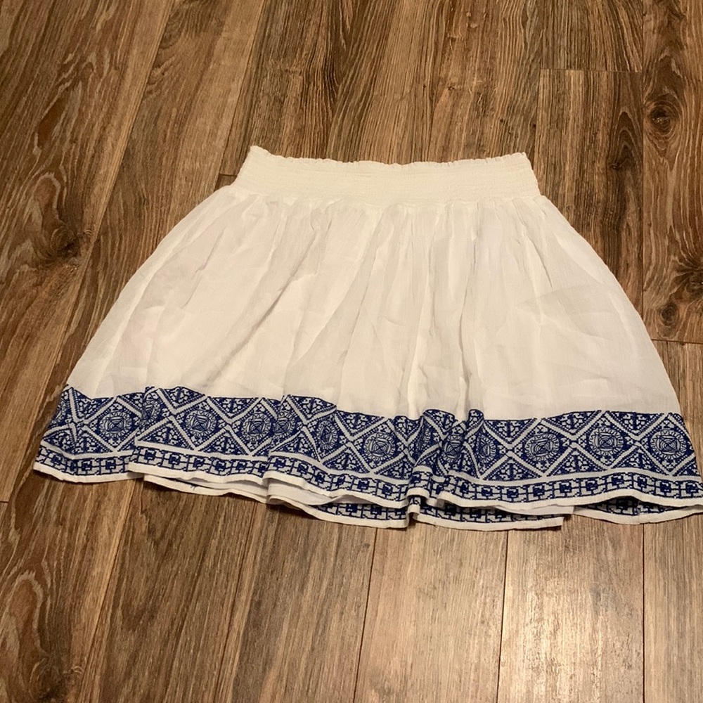 White skirt